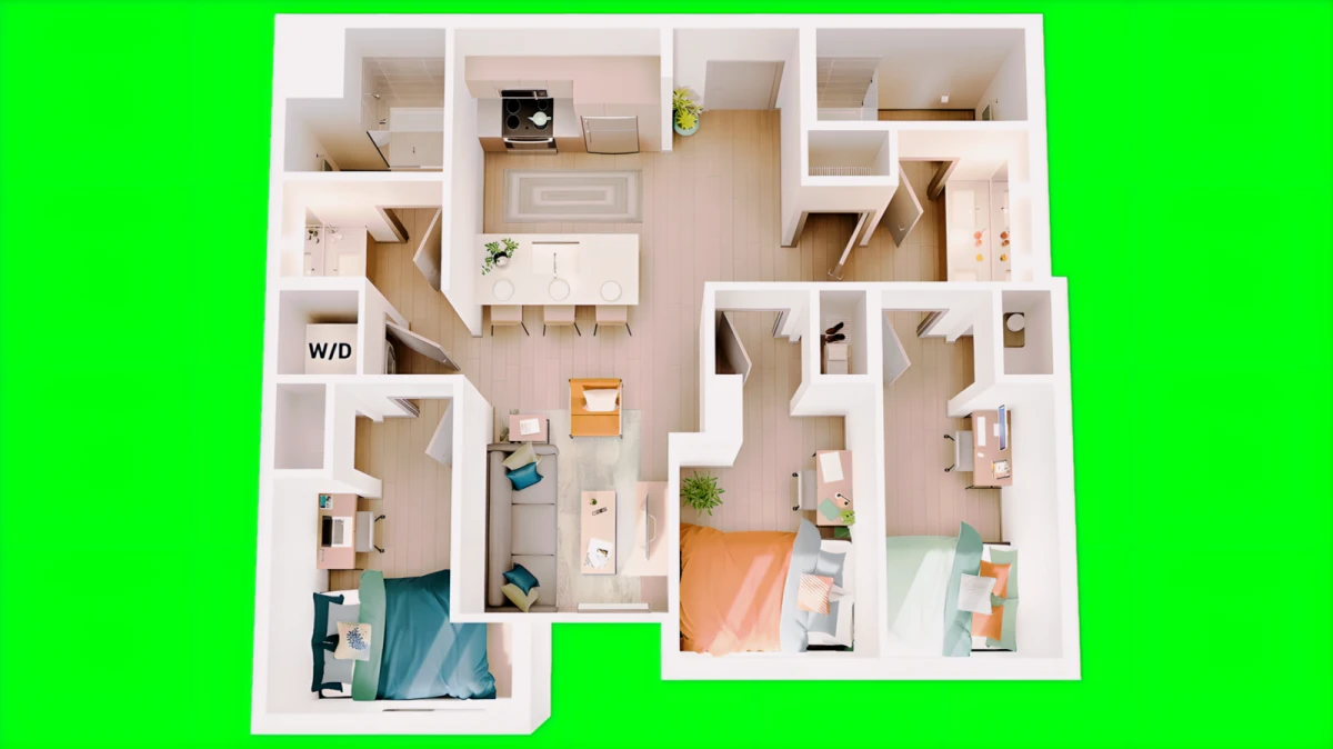 2 Rooms view 4