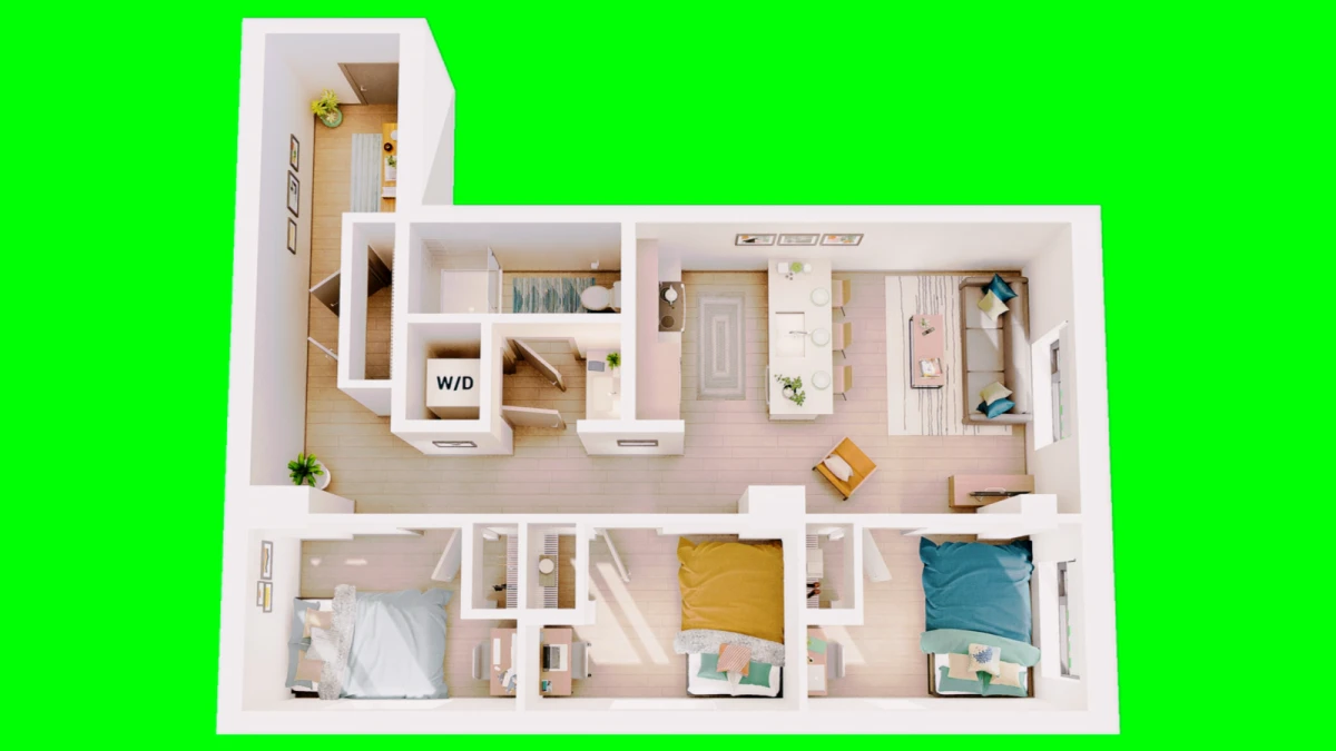 2 Rooms view 4