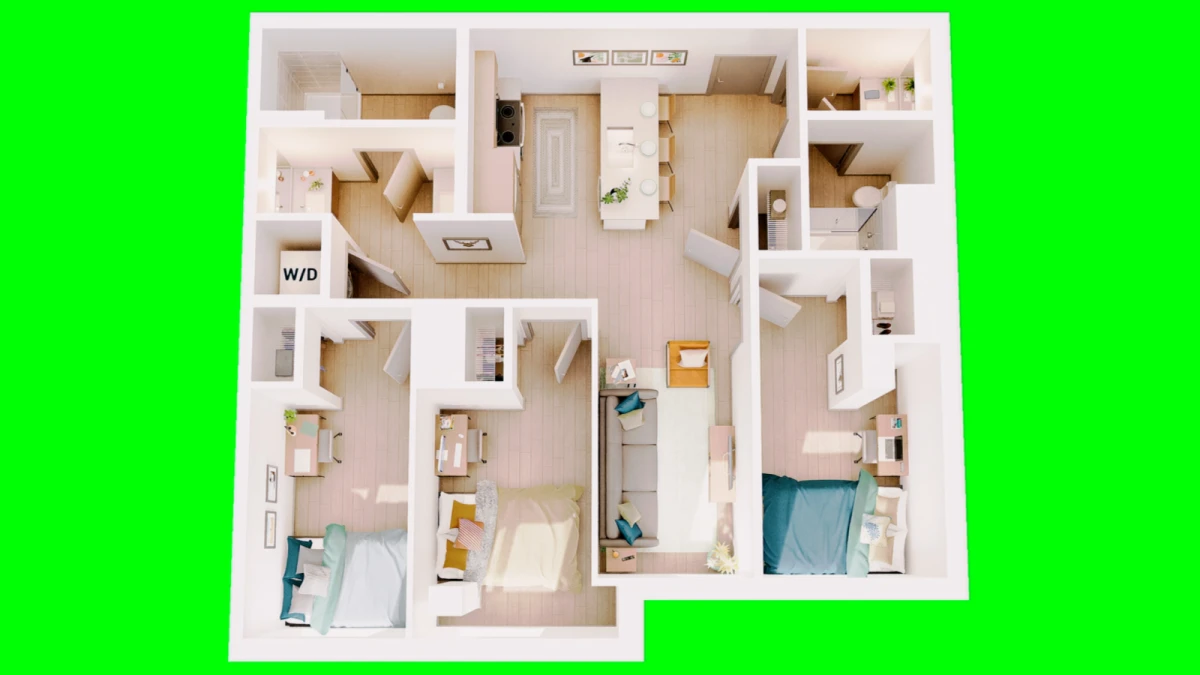 3 Bed 2 Bath C9