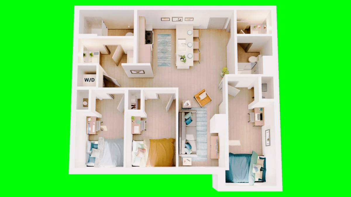 3 Bed 2 Bath C8