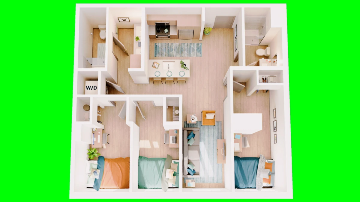 3 Bed 2 Bath C5