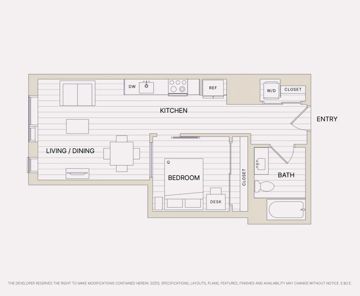 1BR/1BA Rooms view 4