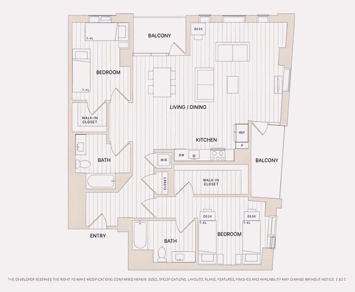 2BR/2B Rooms view 4