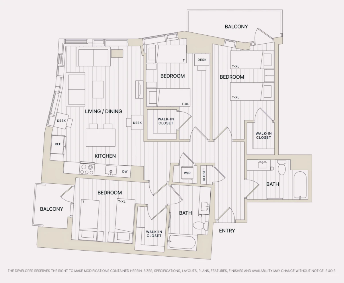 3BR/2BA Rooms view 2