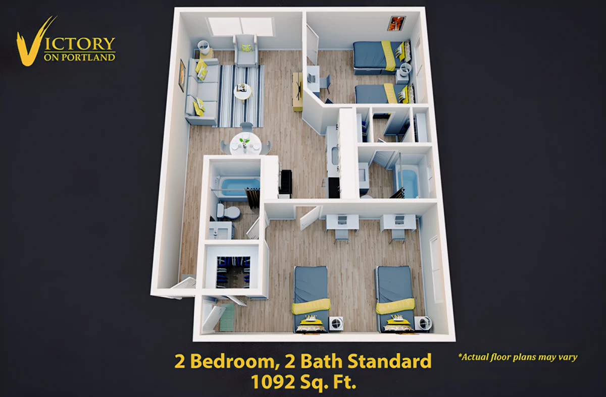 Shared Rooms view 1