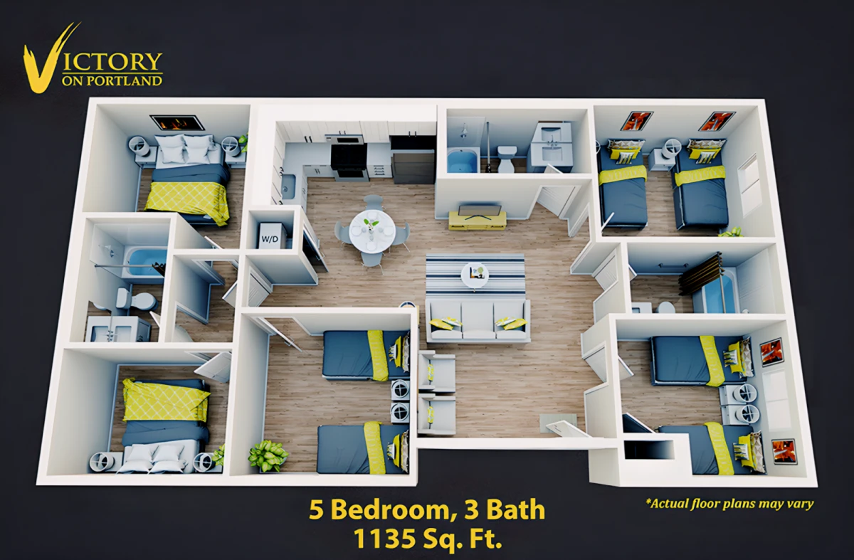 5 Rooms view 1