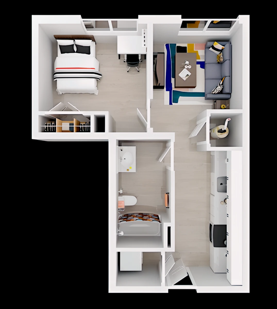 1 Rooms view 2
