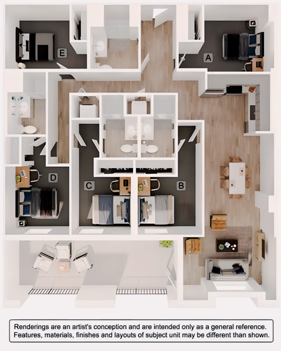5BR/4BA Rooms view 3