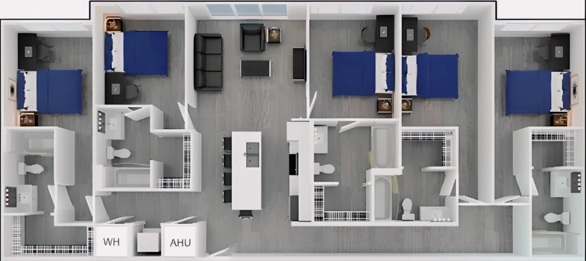 5 Rooms view 1