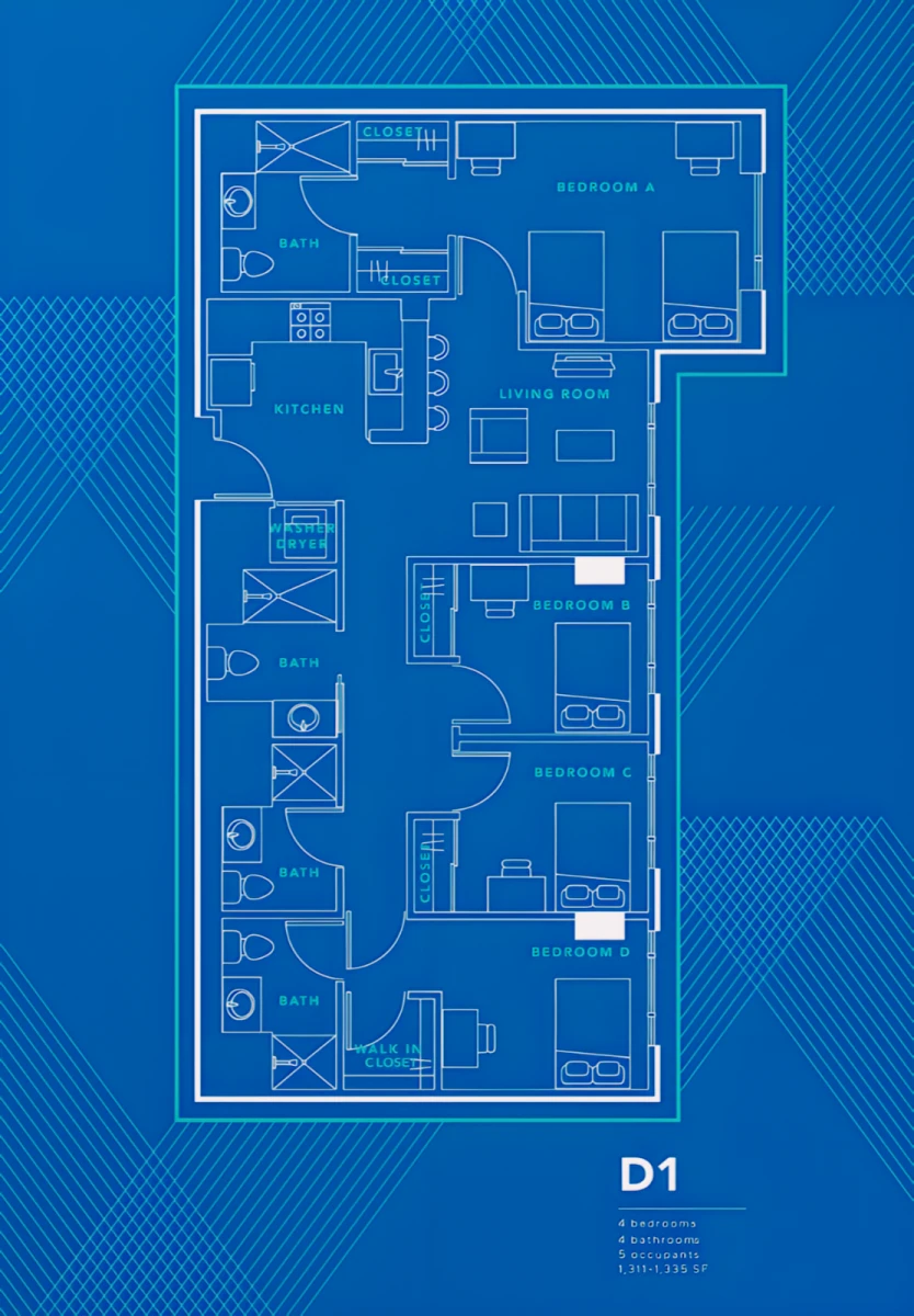 4 Rooms view 4