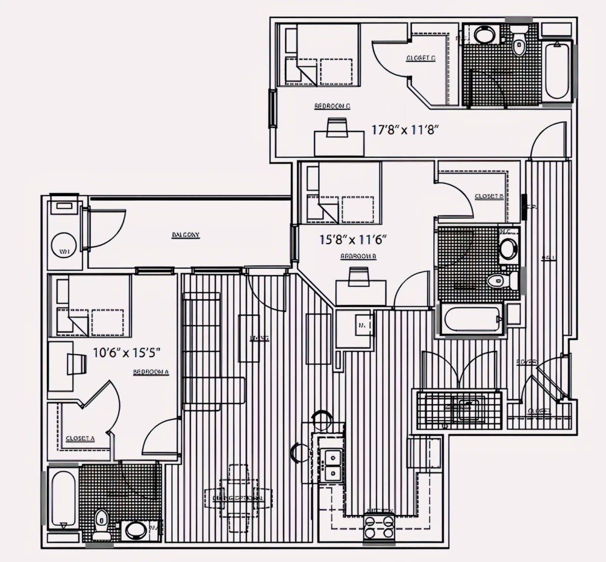 3 Rooms view 2