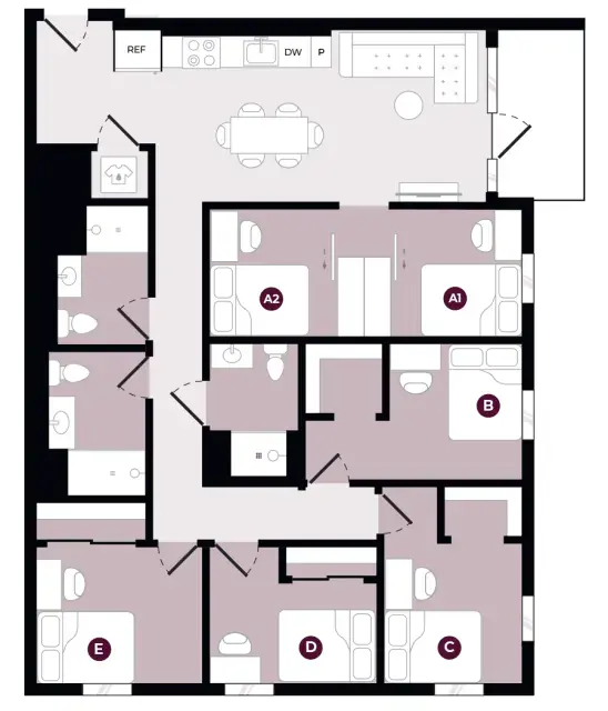 5 Rooms view 2