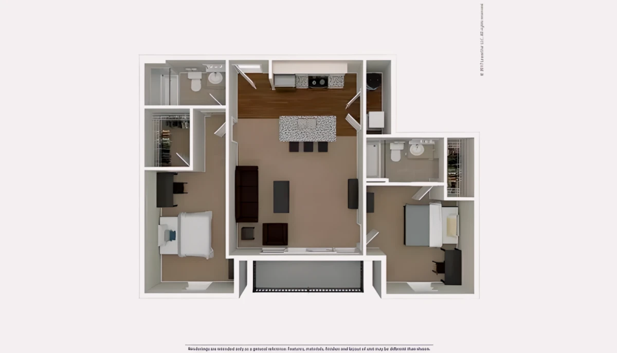 2 Rooms view 3