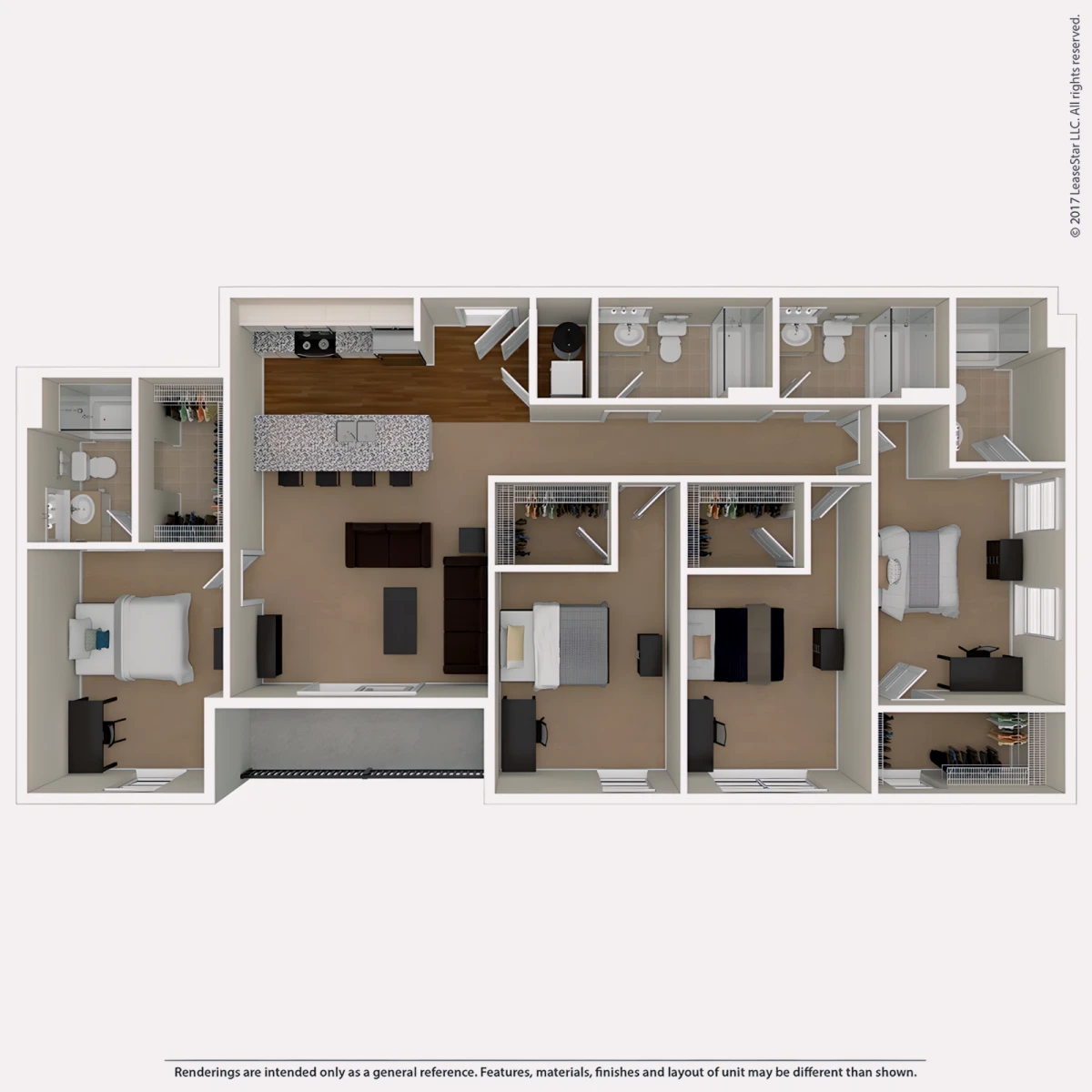 4 Rooms view 3