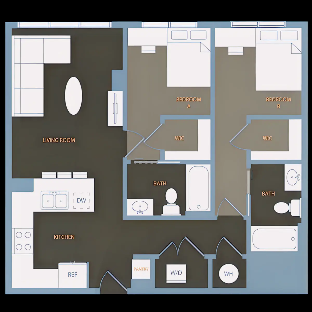 2 Rooms view 2