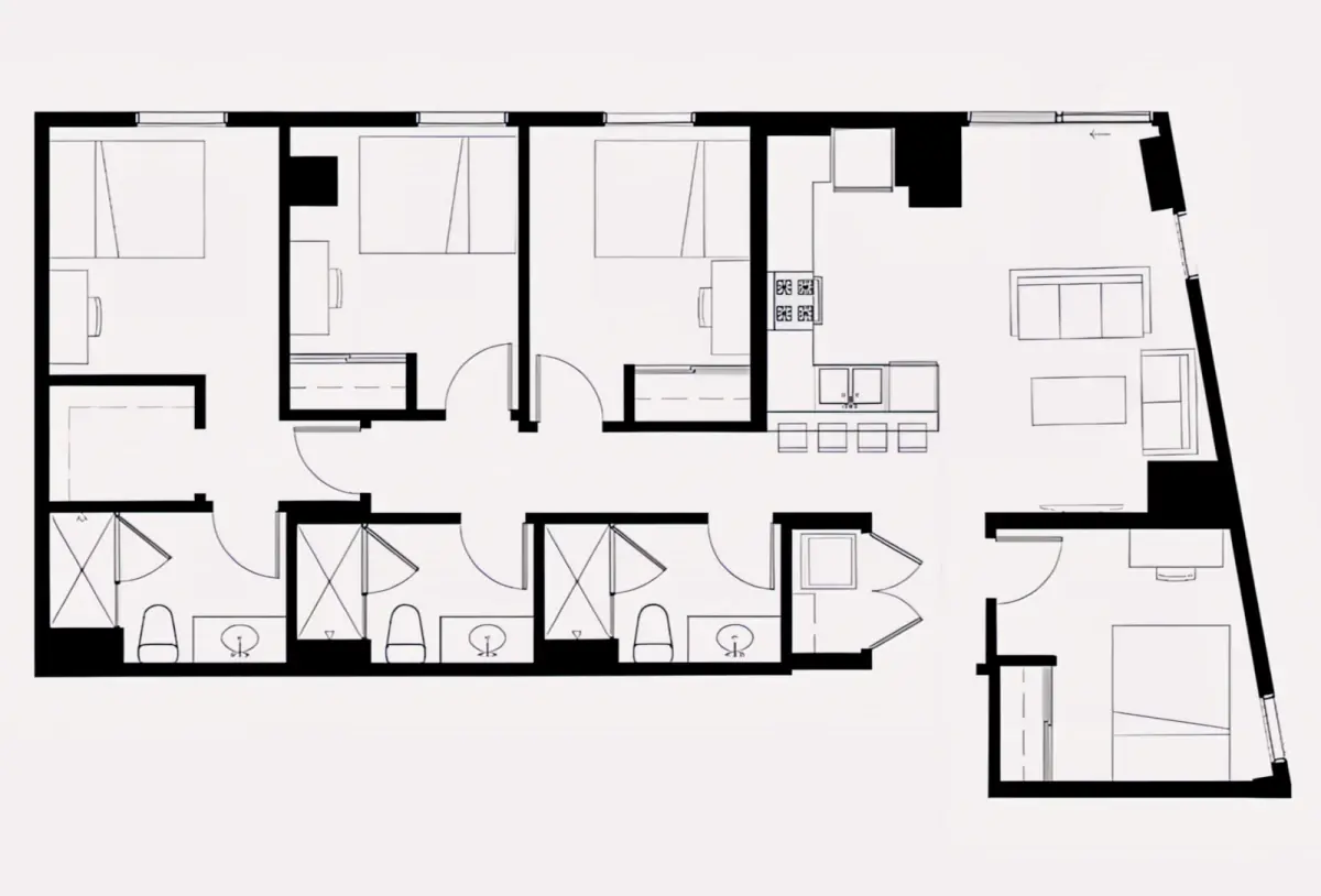 4 Rooms view 4