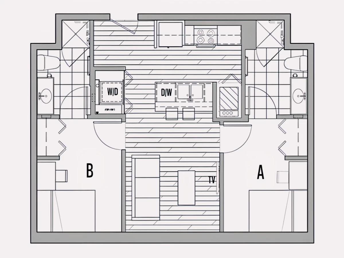 3x2 Rooms view 1