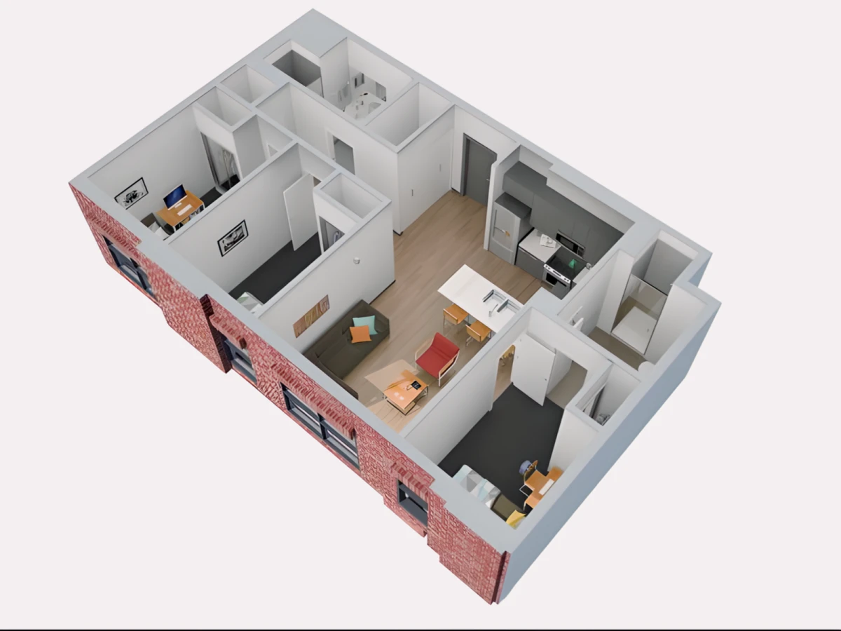 1x1 Rooms view 4