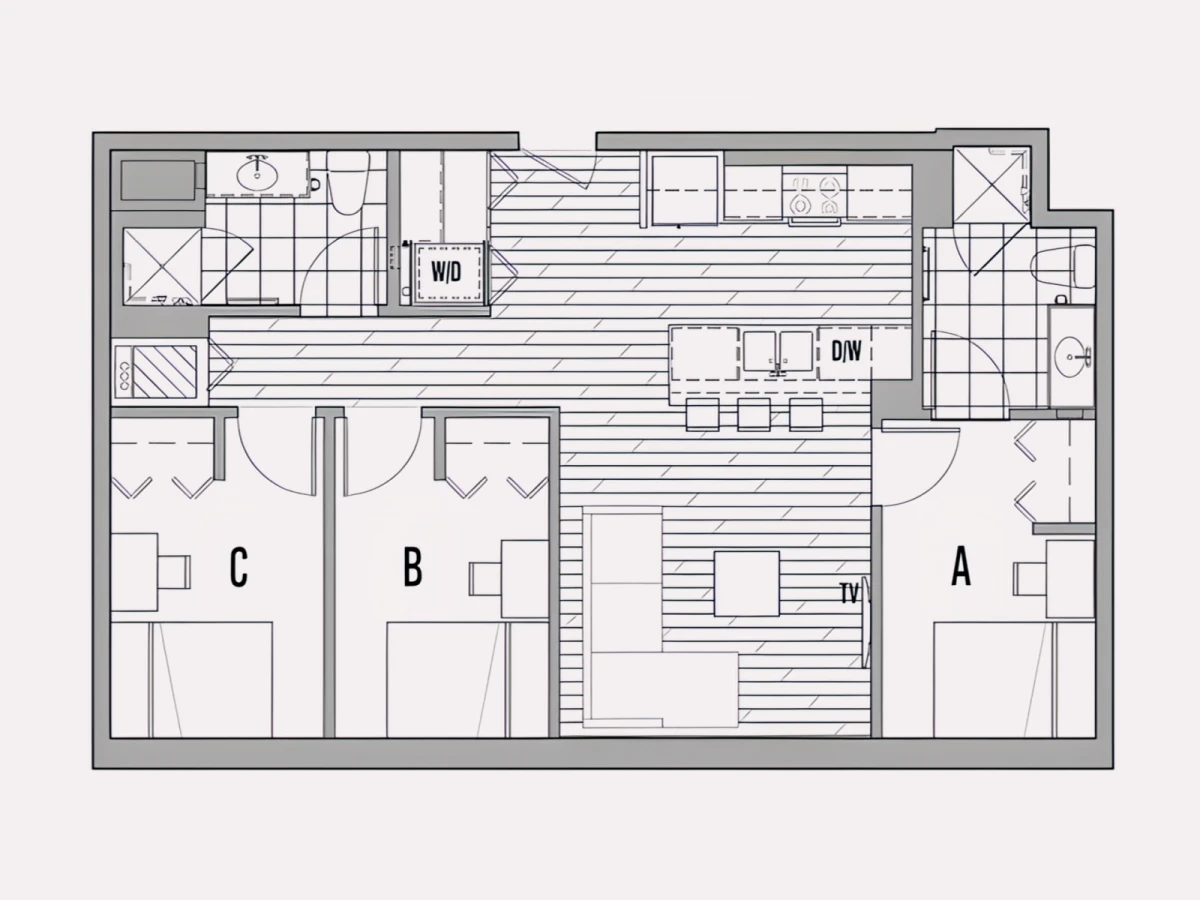 4x3 Rooms view 2