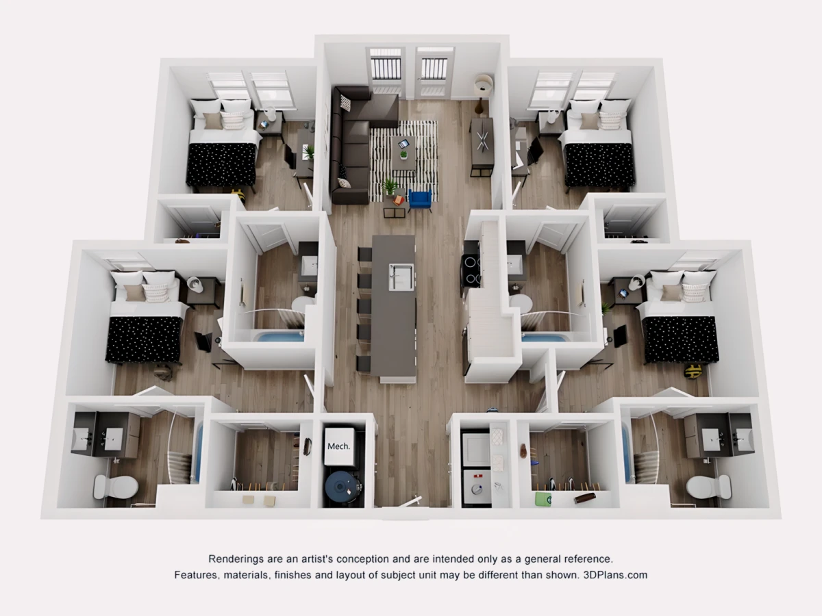 4 Rooms view 4