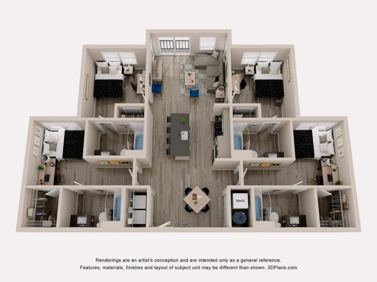 4 Rooms view 4