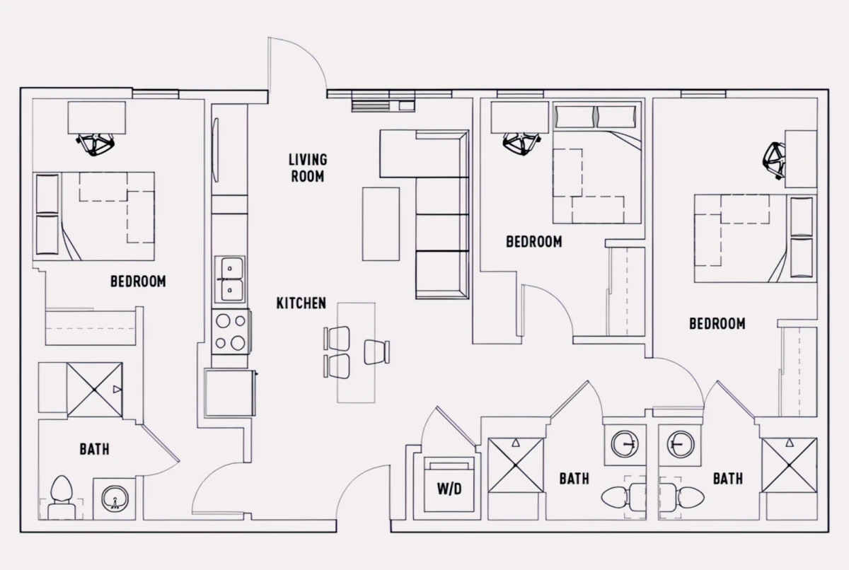 3 Rooms view 4