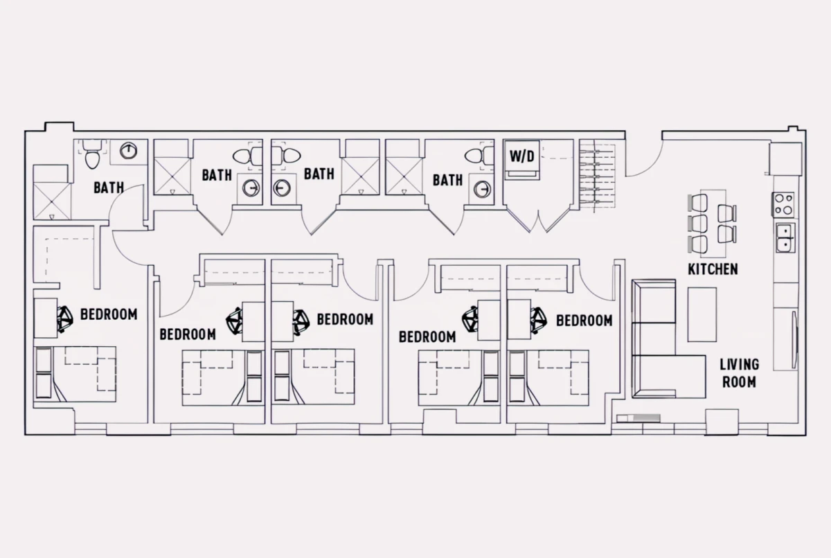 5 Rooms view 3