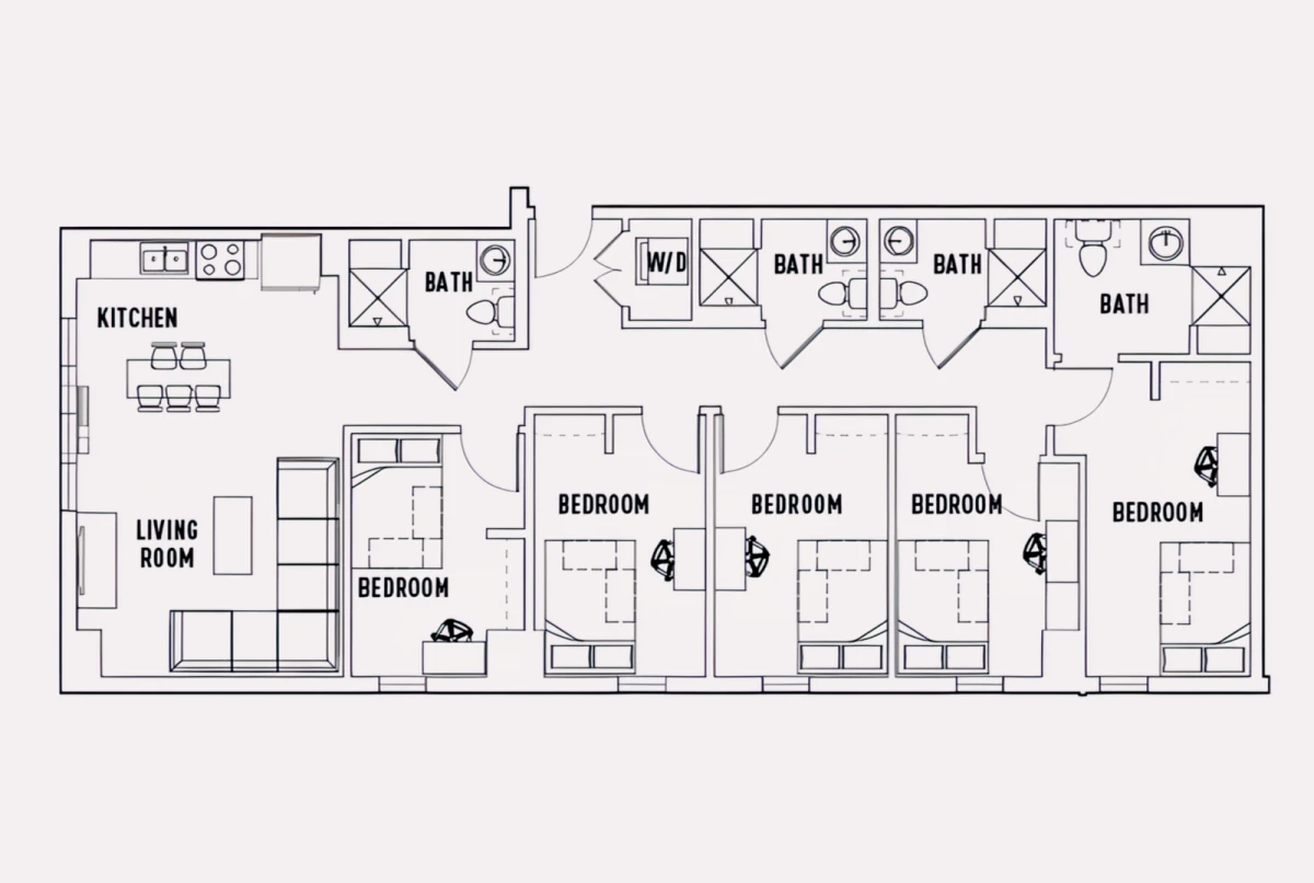 5 Rooms view 2