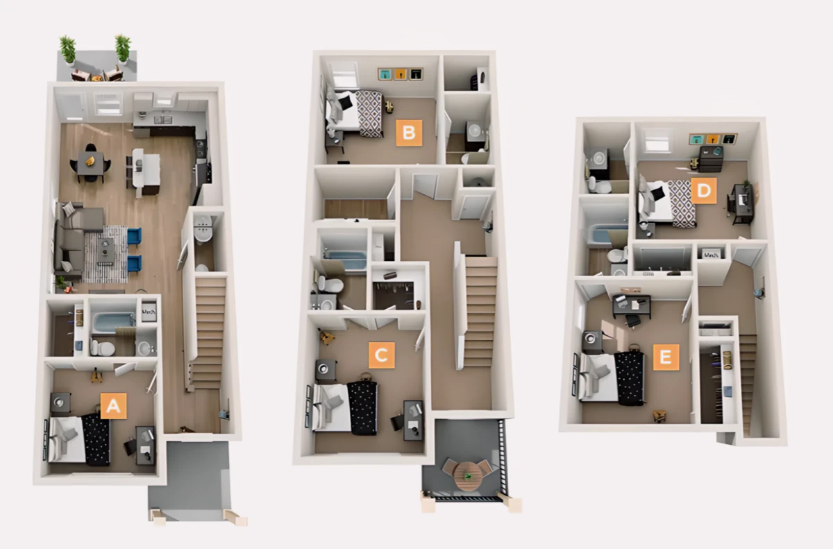 5 Rooms view 1