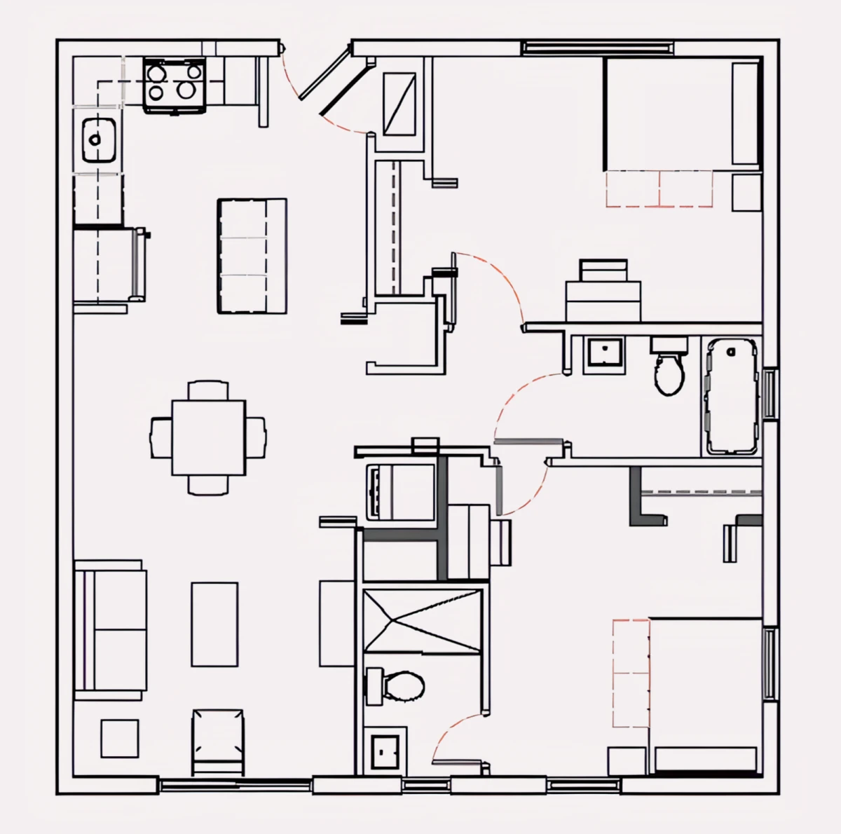 2 Rooms view 4