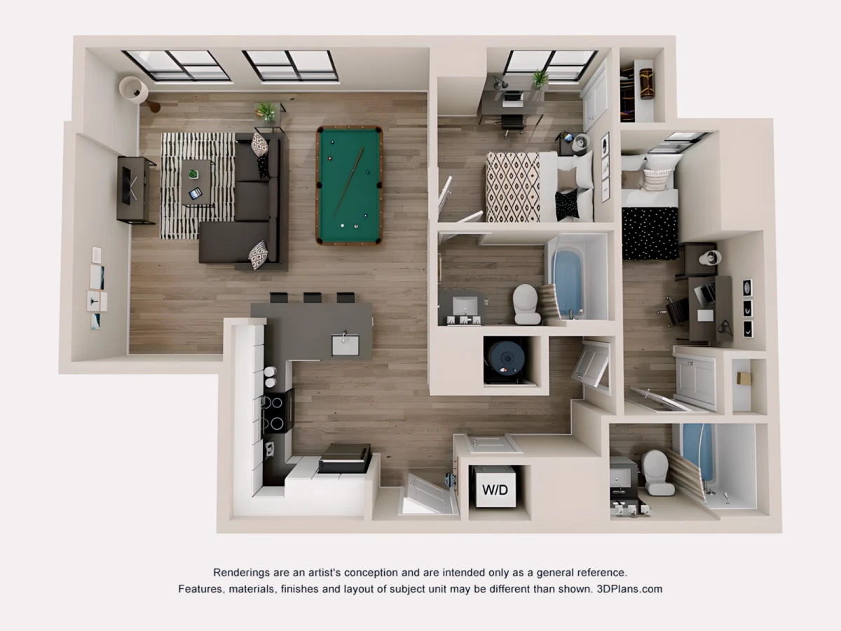 2 Rooms view 2
