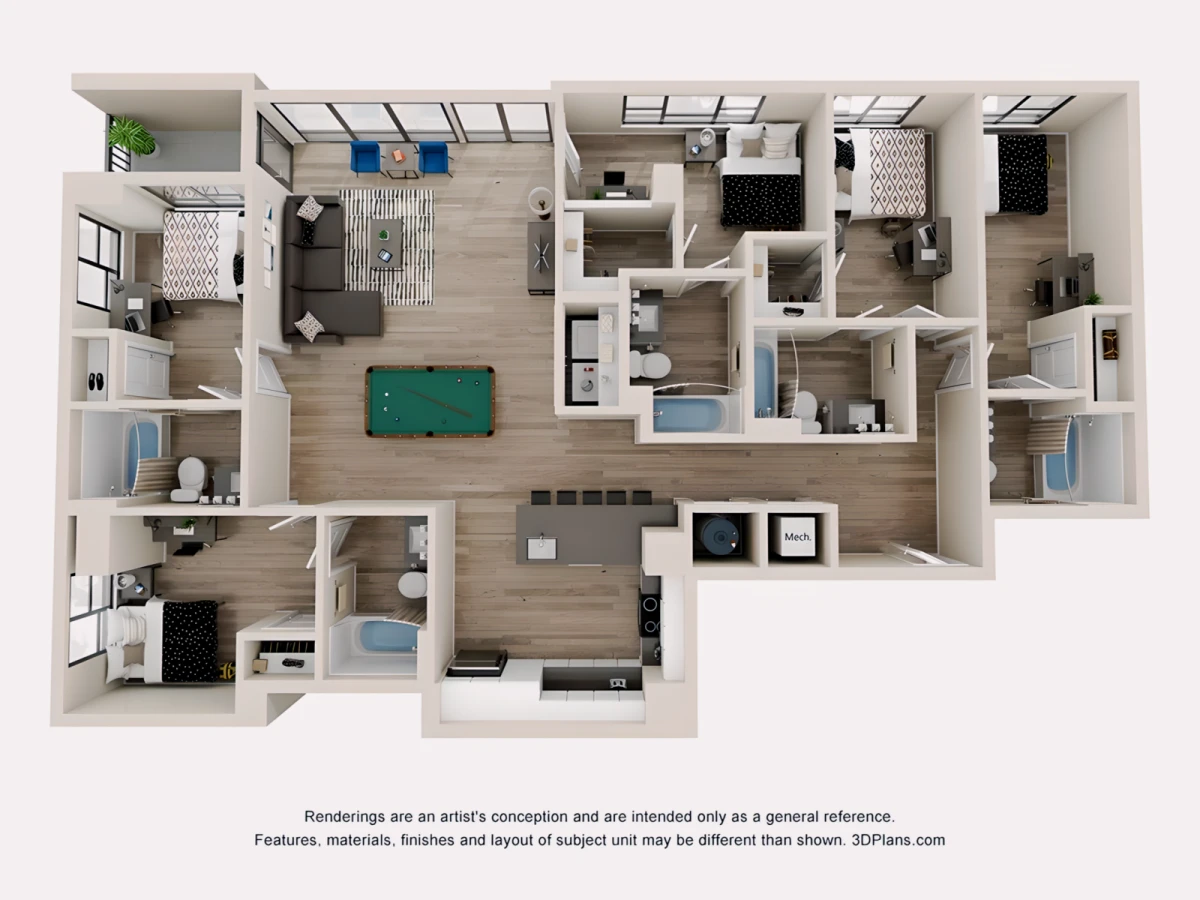 5 Rooms view 2