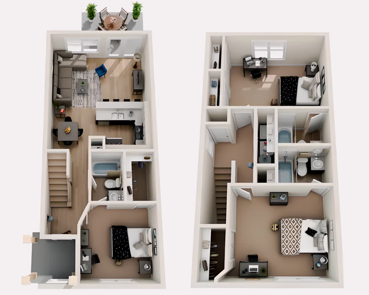 3 Rooms view 2