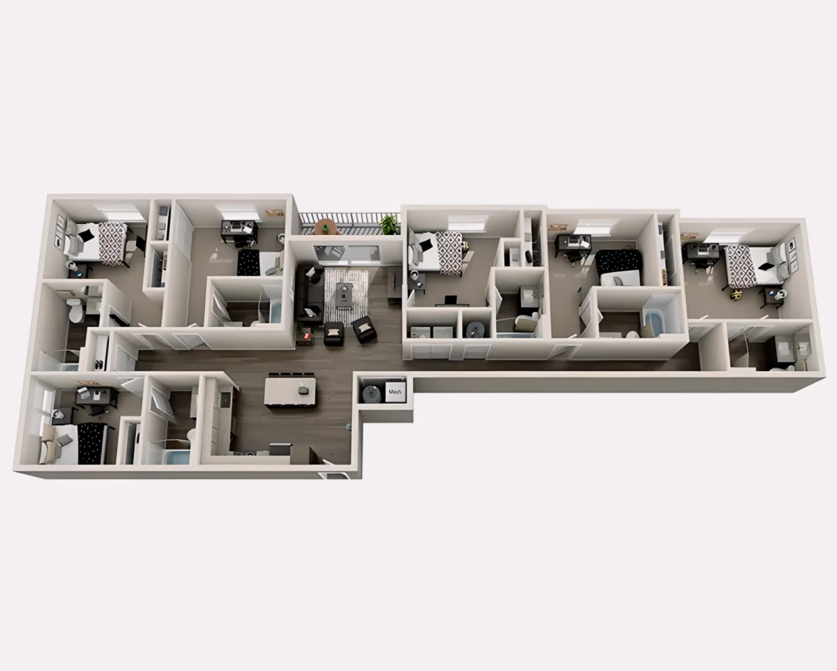 6 Rooms view 1