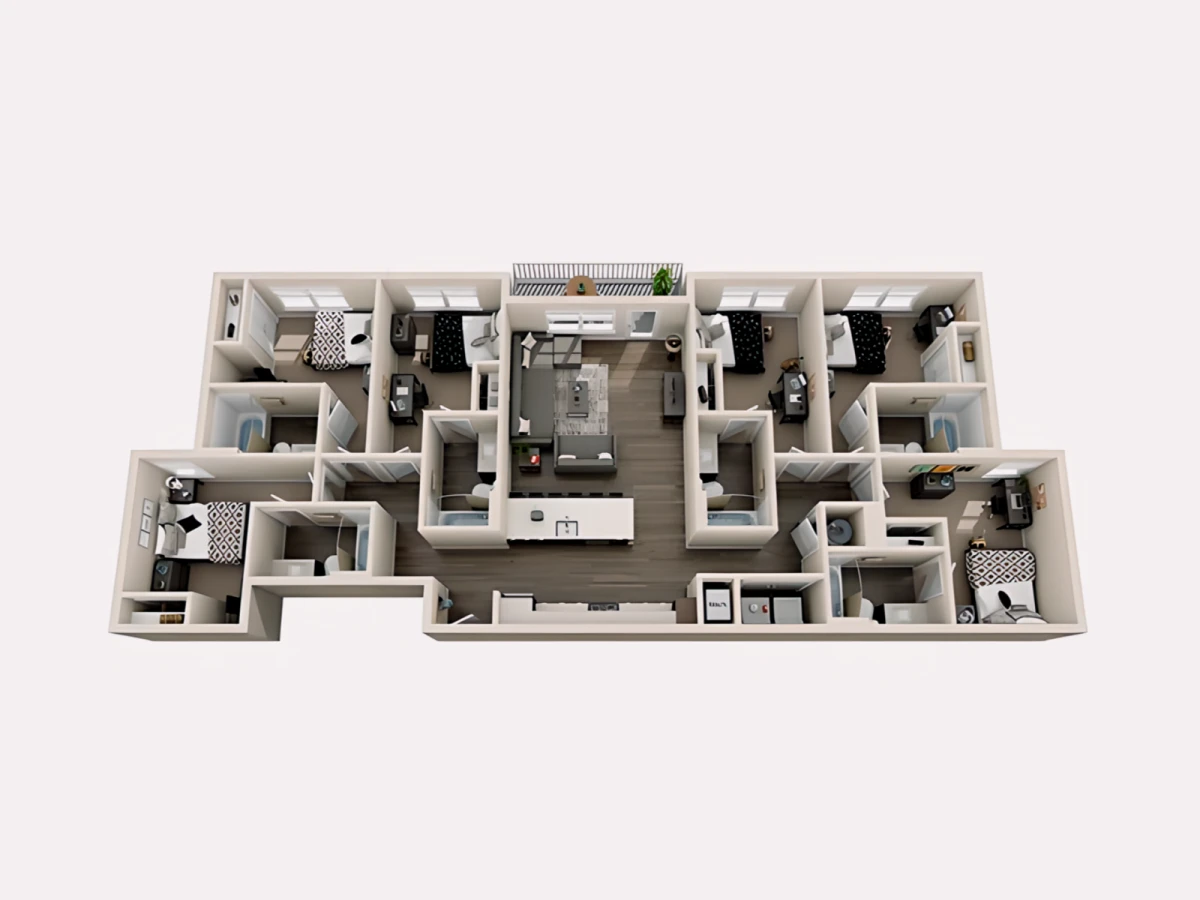 6 Rooms view 2
