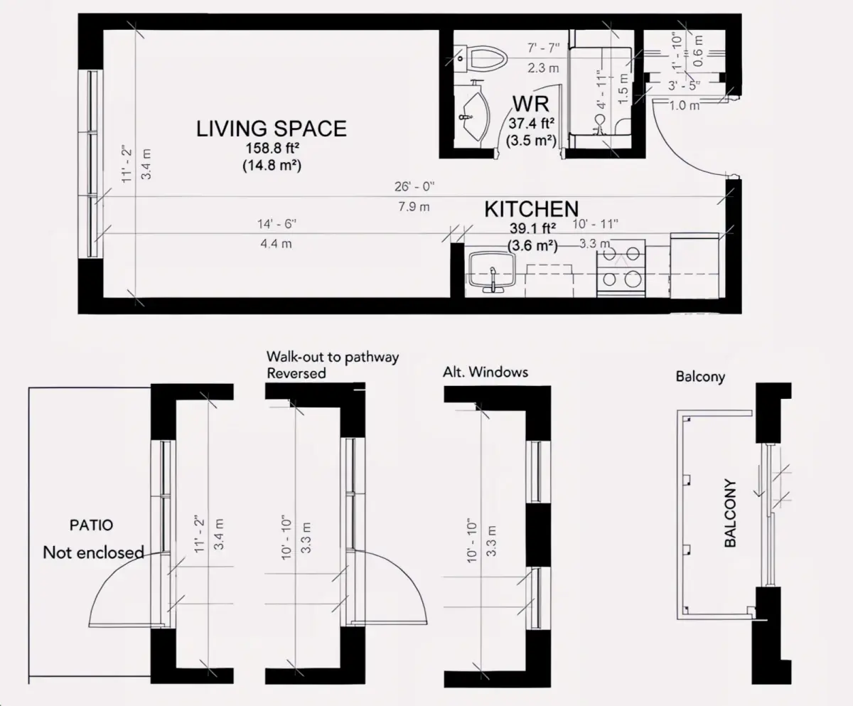 Studio Rooms view 1