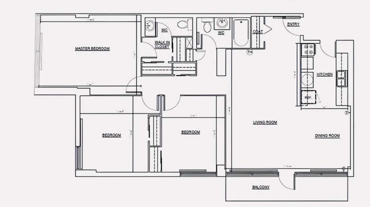 3 Rooms view 1