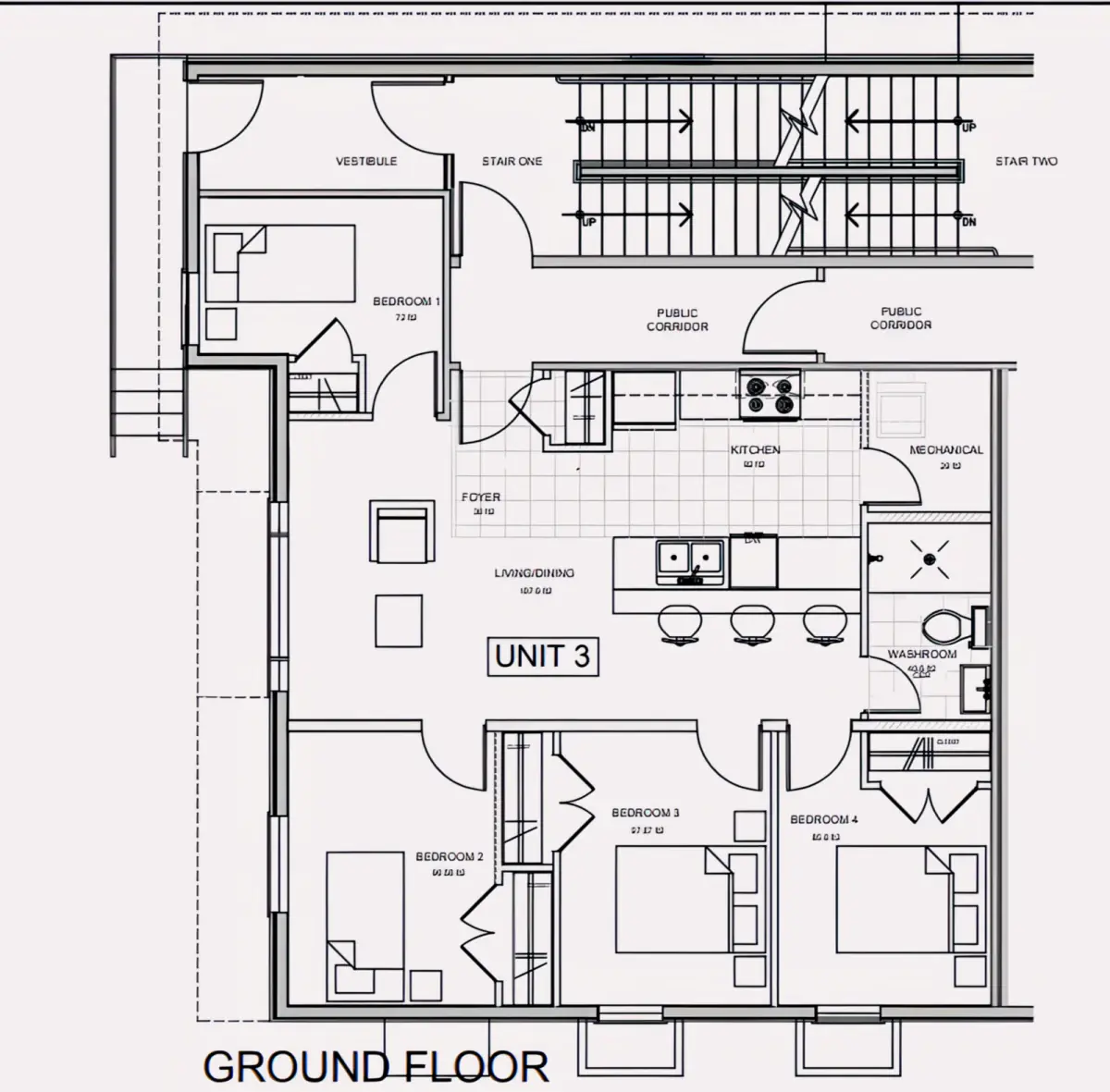 4 Rooms view 1