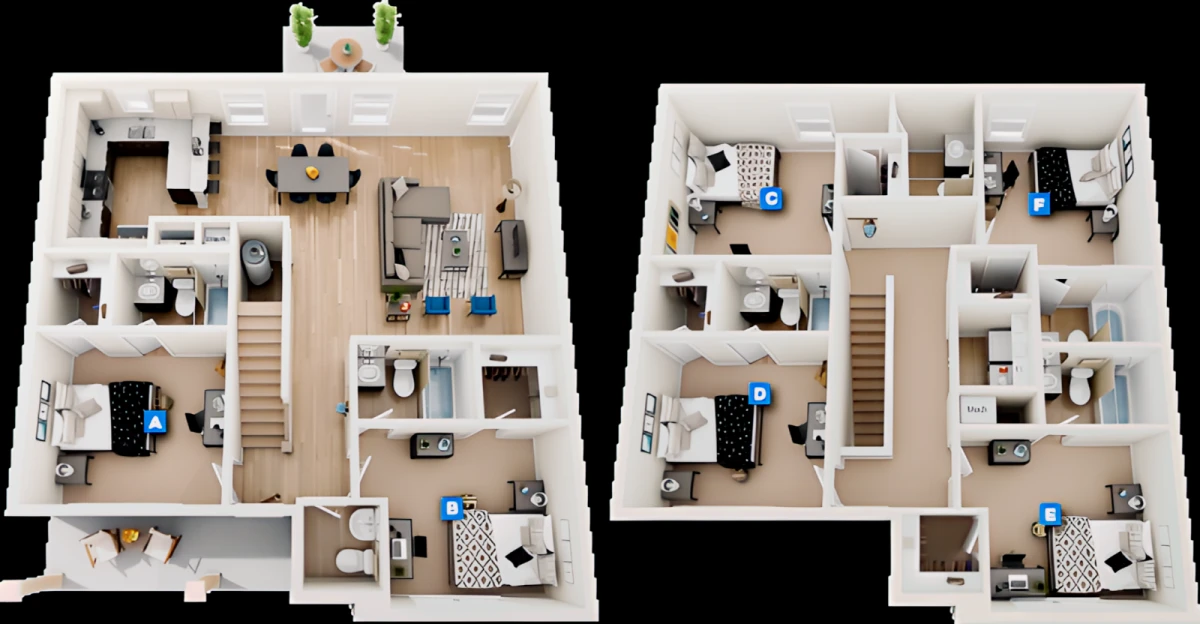 6 Rooms view 1