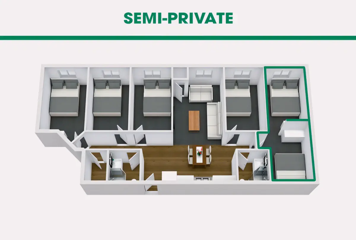 6X2 Rooms view 1