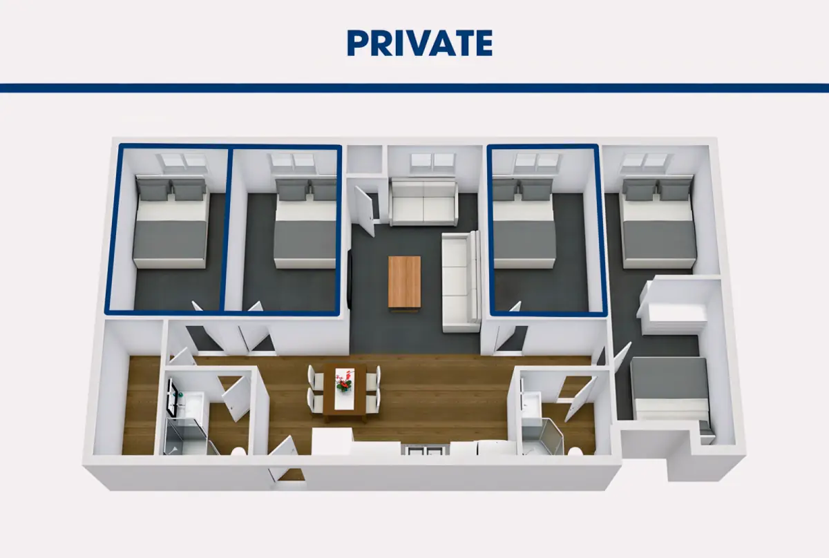 5X2 Rooms view 1