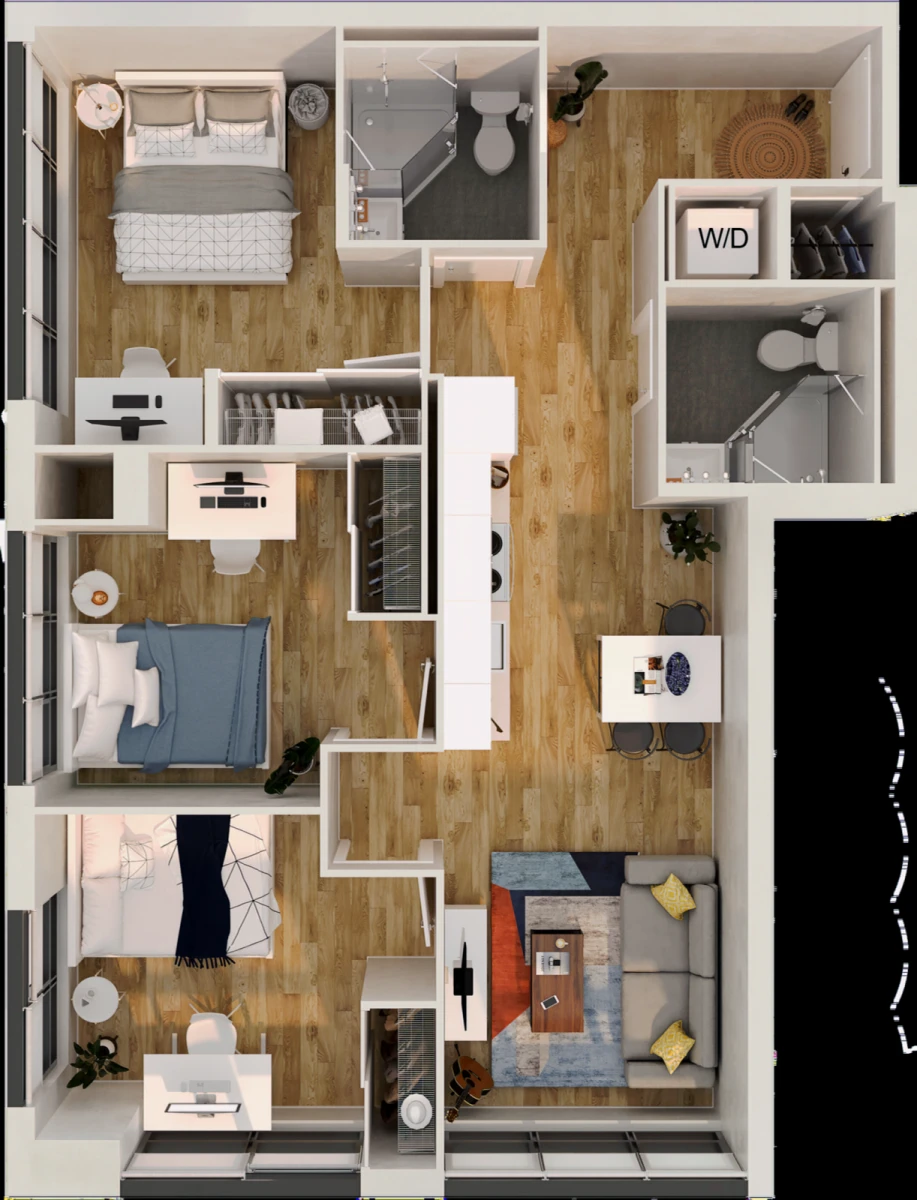 Division Rooms view 1