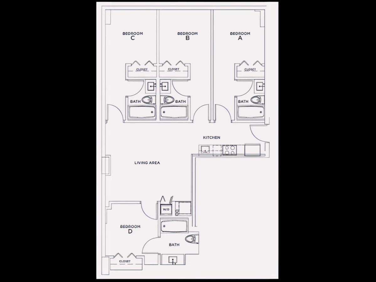 4 Rooms view 2