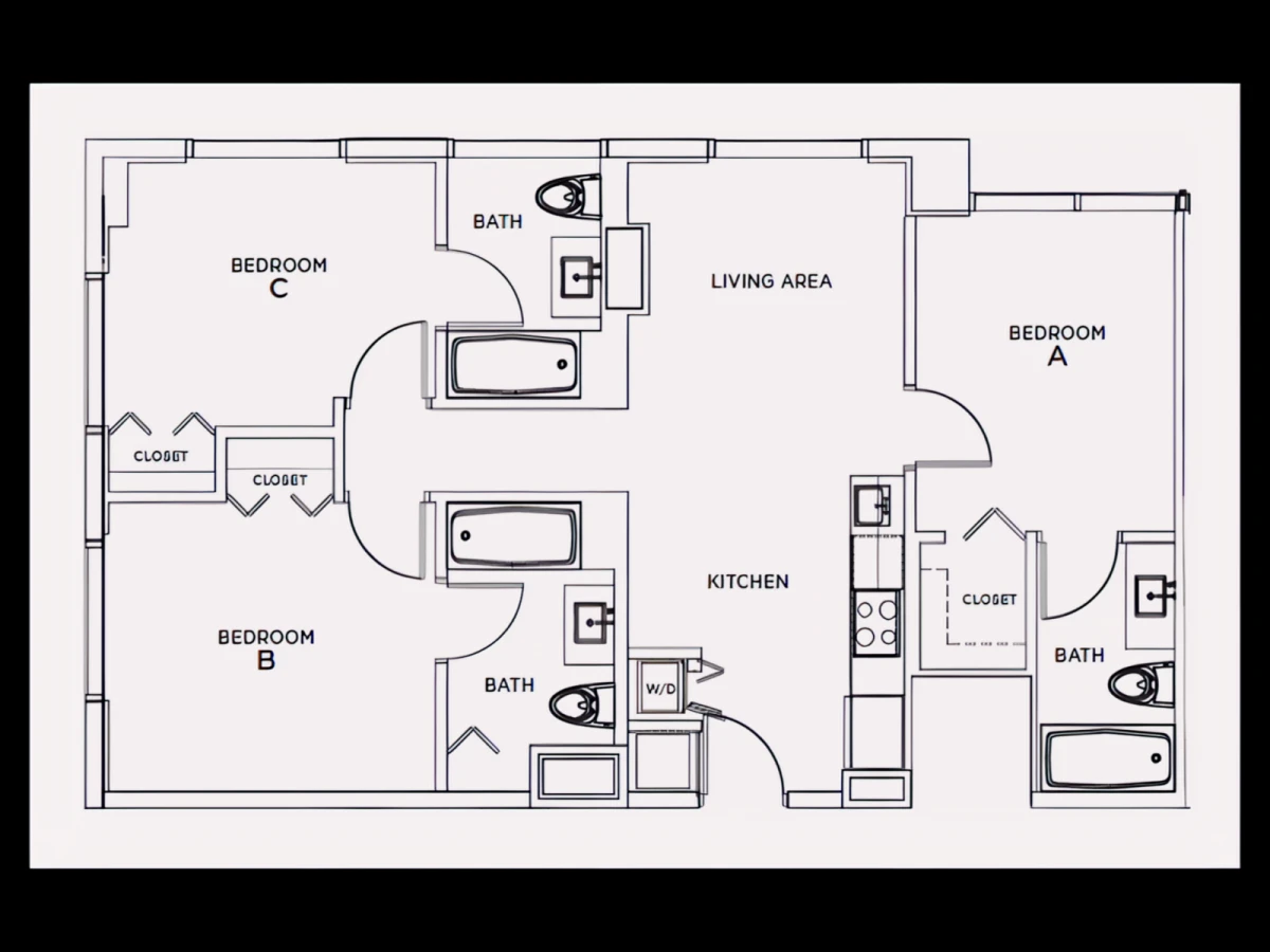 3 Rooms view 2