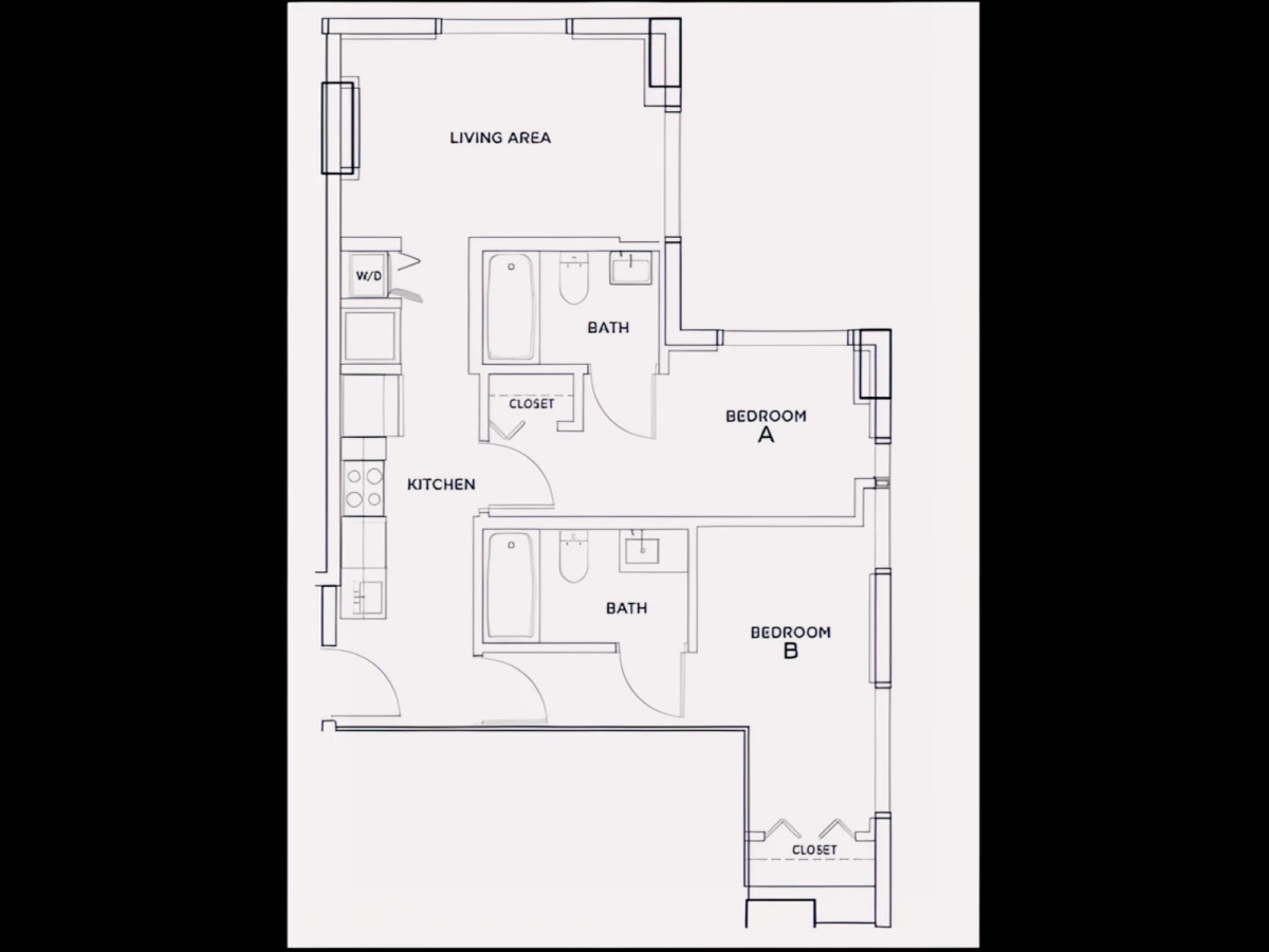 2 Rooms view 3