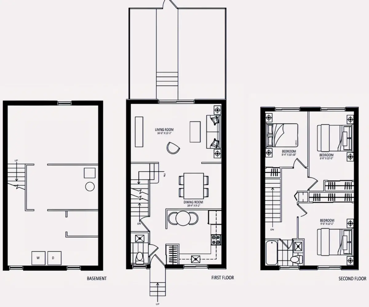 3Bed Rooms view 1