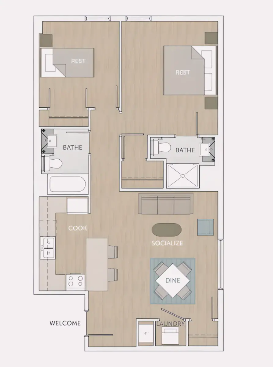 2B2B Rooms view 4