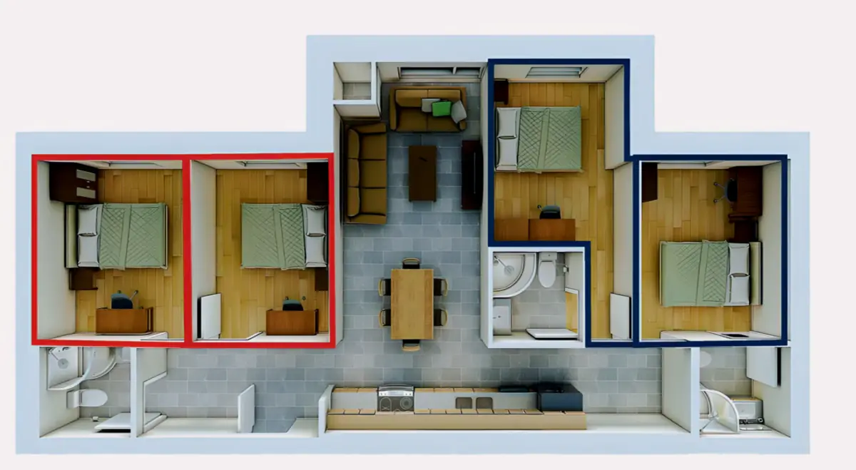 4 Rooms view 4