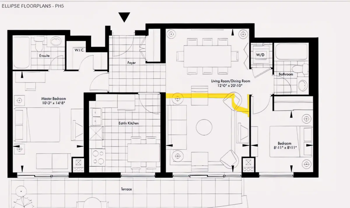 3 Rooms view 1