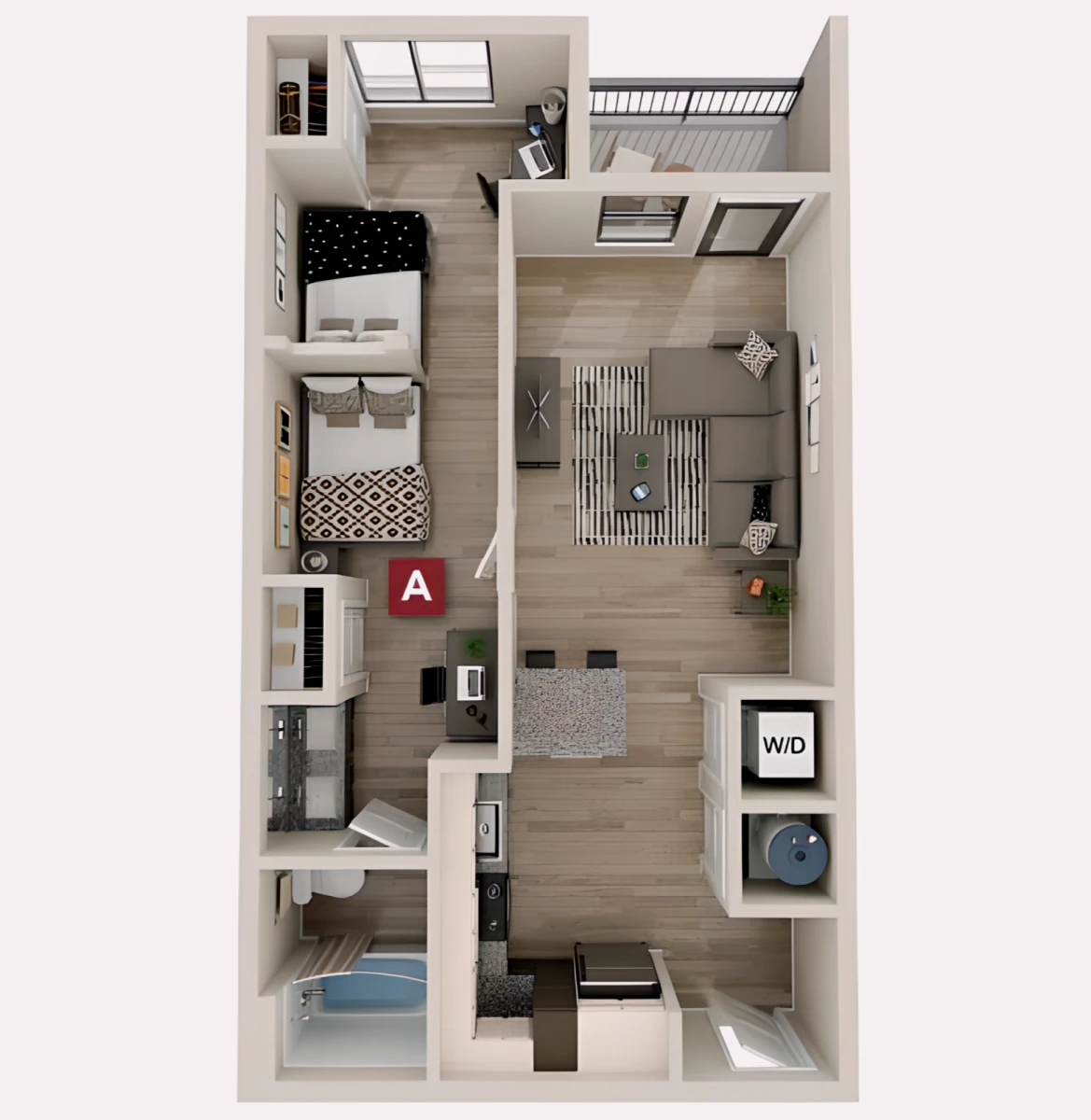 1 Rooms view 2